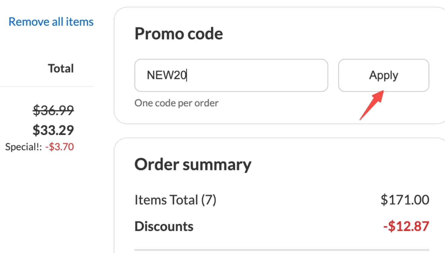 Step 3: When checking out at cap-z.com.au, paste the discount code into the specified promotional code box.